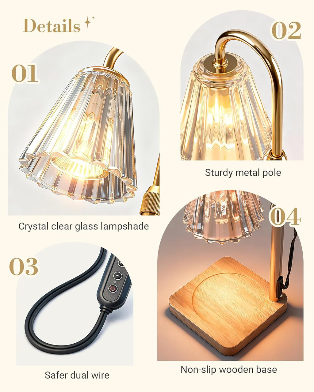 Candle Warmer Lamp Yankee Candles 22oz Ultra Scented