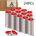 24pcs Red Tea Light Candles