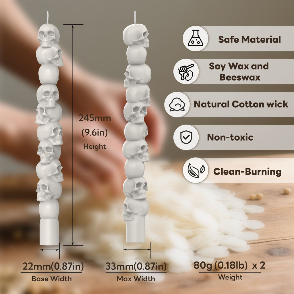 Day of the Dead Shaped Decorative Candles