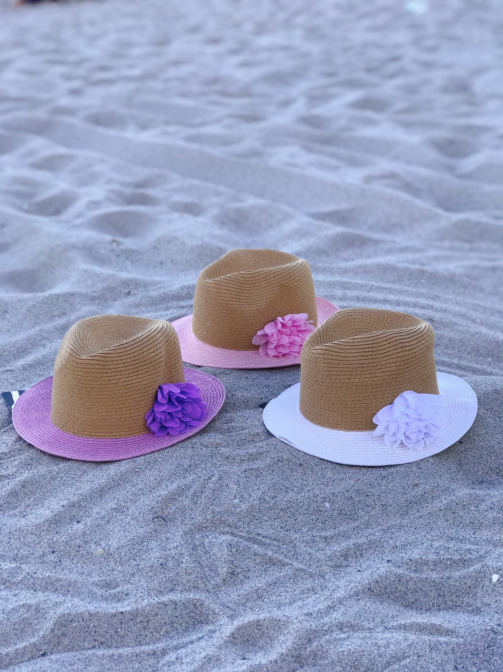 Kids Flower Fedora Hat