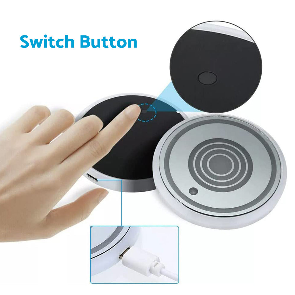 2xCup Pad Car Accessories LED Lights Cover Interior Decoration Lamp 7 Colors