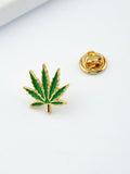 Trend Women Accessories Green Enamel Leaf Brooches Pins Ladies Bouquet for Party