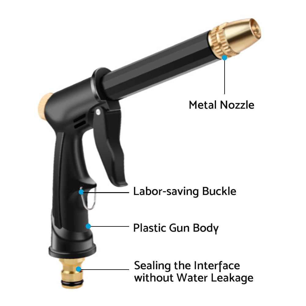 Stainless High Pressure Water Hose Spray Nozzle Washer Clean Home Window Garden