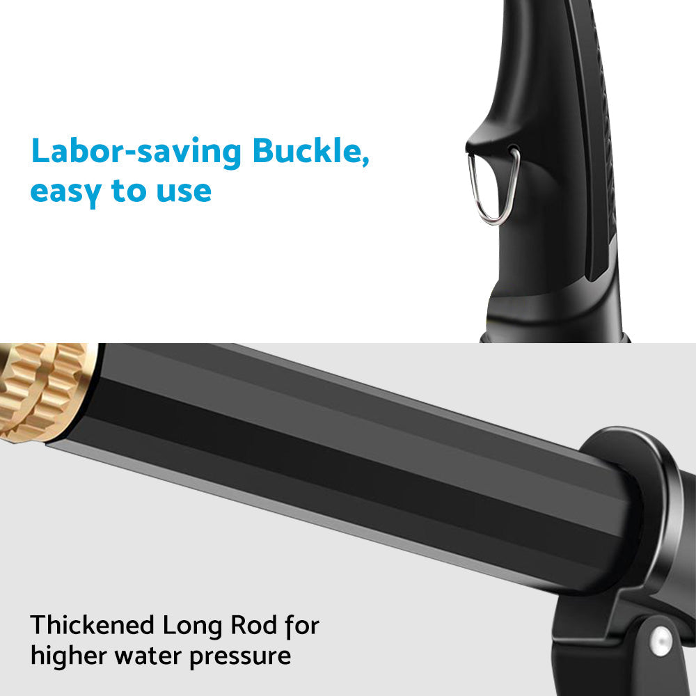 Stainless High Pressure Water Hose Spray Nozzle Washer Clean Home Window Garden