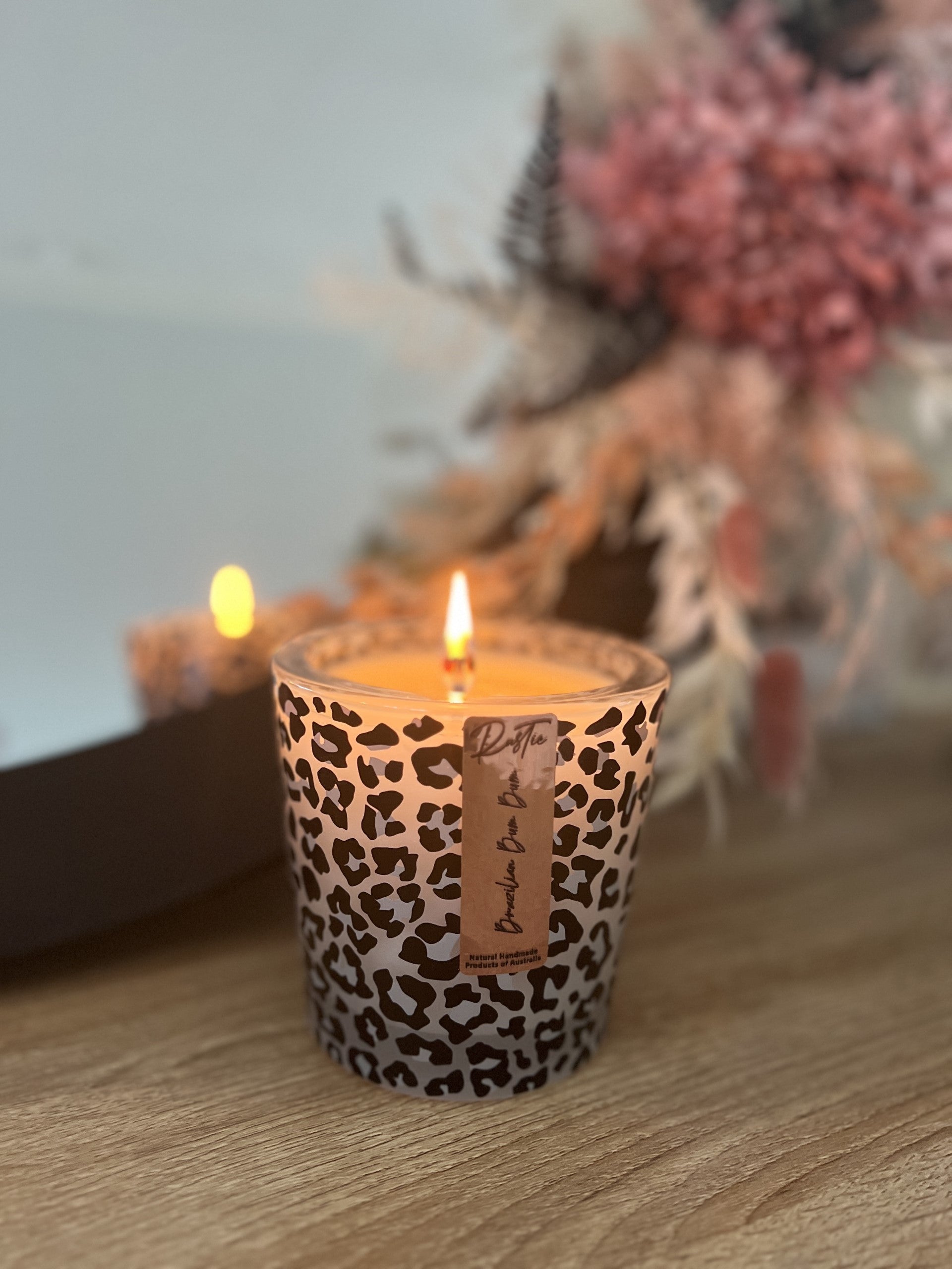 Leopard Print Candles - 350ml