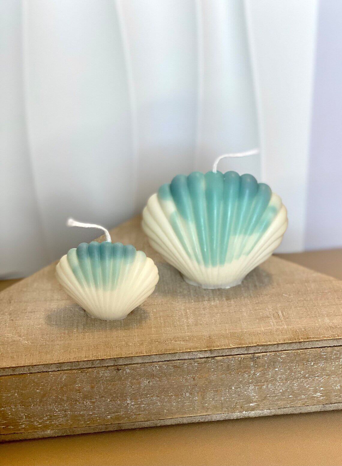 Handmade Soy Wax Shell Candles - Unique Eco-Friendly Decor with Soy Wax Shell Handmade Candles